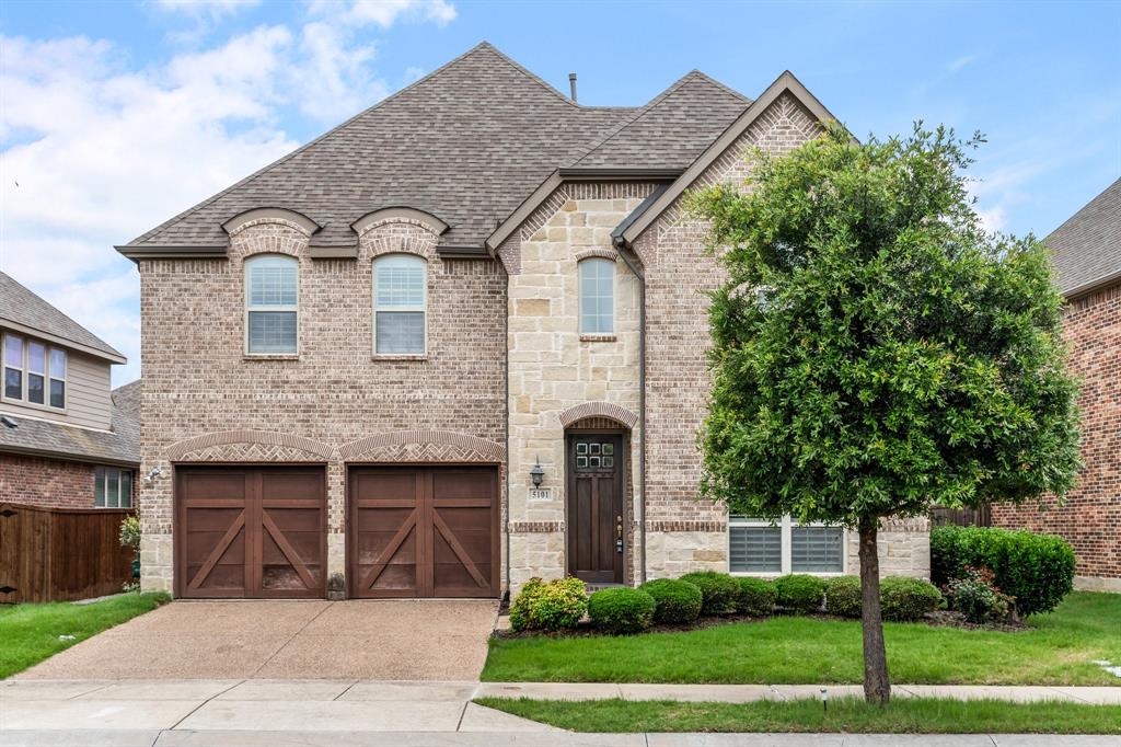STUNNING 5-BEDROOM HOME IN DESIRABLE CASTLE HILLS! Welcome to this beautifully maintained home in the heart of Castle Hills, offering 5 spacious bedrooms and 4 full baths. Designed with comfort and functionality in mind, this home features two bedrooms downstairs, ideal for guests or multi-generational living. Gorgeous hardwood floors flow throughout the main living areas, creating a warm and inviting atmosphere. The open-concept layout includes a chef's kitchen overlooking a spacious family room filled with natural light-perfect for entertaining or relaxing with loved ones. Upstairs, enjoy movie nights in the dedicated media room, offering a true cinematic experience at home. Nestled just minutes from GRANDSCAPE,, one of the largest and most dynamic mixed-use developments in the country, you'll enjoy easy access to world-class shopping, dining, entertainment and attractions like Nebraska Furniture Mart, Scheels and the Galaxy Theaters. Located in a master-planned community with exceptional amenities, parks and walking trails, this home combines luxury, convenience, and lifestyle.  Don't miss your chance to own in one of North Texas' most sought after communities! Listing agent must accompany showings.