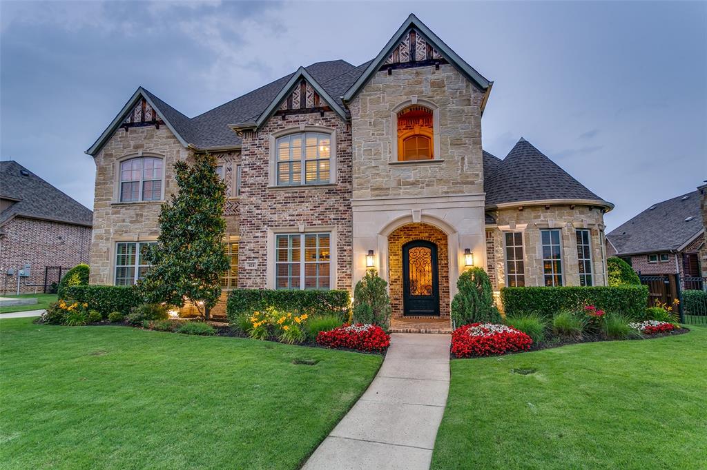 Discover unparalleled luxury in this exquisite home lovingly built by the revered Koss Maykus. Known for his quality, comfort and timeless design, this stunning home is nestled in Carillon, one of Southlake's premier communities. Beautifully located on an expansive HUGE lot, the outside paradise features a sparkling pool and spa, convenient cabana bath, spacious covered patio with speakers, fireplace and built in grill promising endless fun and relaxation. This impeccable home is enhanced with multiple living areas, including a family room pre-wired for surround sound, study, and first floor media room with projector perfect for movie nights and gatherings. Five spacious bedrooms with luxurious bathrooms provide the perfect floor plan with both first floor private owner's suite and a separate guest bedroom. You will love the hardwood floors, detailed crown moldings, plantation shutters, butler's pantry, top of the line kitchen appliances, storage and walk in closets throughout. Upstairs carpet replaced Aug., 2025! There are tv and data connections throughout the home. This versatile open floor plan invites quiet relaxation as well as large gatherings. Washer and dryer are included in the first floor laundry room, along with a built in desk, sink, ironing board, and an abundance of closets. The oversized attached 2 car garage provides much built in shelving and 2 conveniently located water heaters. In addition you will appreciate the spacious single car attached garage which leads into the laundry room. Beyond the numerous luxury features in this home, residents will love the exceptional amenities Carillon offers, including a neighborhood pool, serene lake, picturesque park and exclusive clubhouse. Located within the prestigious Southlake Carroll ISD, this home provides access to some of the most acclaimed schools in the state. Experience the epitome of Southlake living in this magnificent Carillon property. It checks all the boxes! Welcome home to your new address!