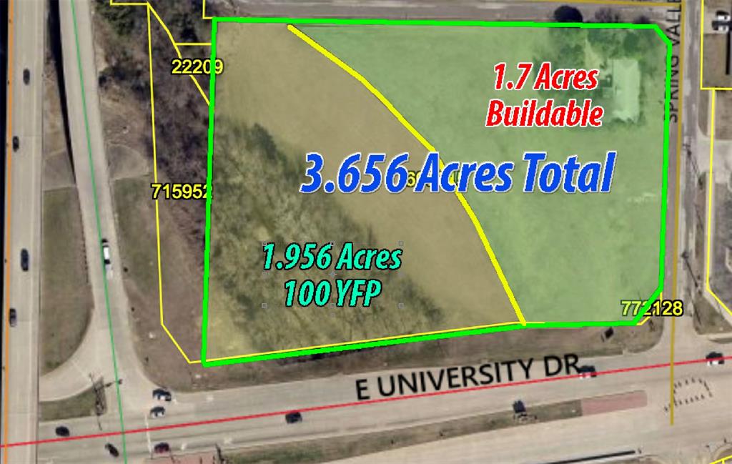 High Traffic with Little Access to the Competition. This Commercial Property is 3.66 +- Acres. 1.7 +- Acres can be developed. Zoned LI - Light Industrial. A Convenience Store - Gas Station is Needed on the West Bound side of US 380. There are NO Convenience Stores on the North Side of US 380 for 7 miles. The new Traffic Inlands on the highway make it very difficult to access the 3 Stores on the southside.  The LI district is intended to provide locations for a variety of light industrial and employment uses such as light manufacturing, assembly, fabrication, warehousing and distributing, indoor and outdoor storage, and a wide range of supporting commercial uses and activities. The LI district provides a variety of transportation options for access including transit, bicycle, and pedestrian facilities. The LI district provides appropriate transitions to surrounding uses and lower-intensity districts and is sensitive to the adjacent built and natural context.