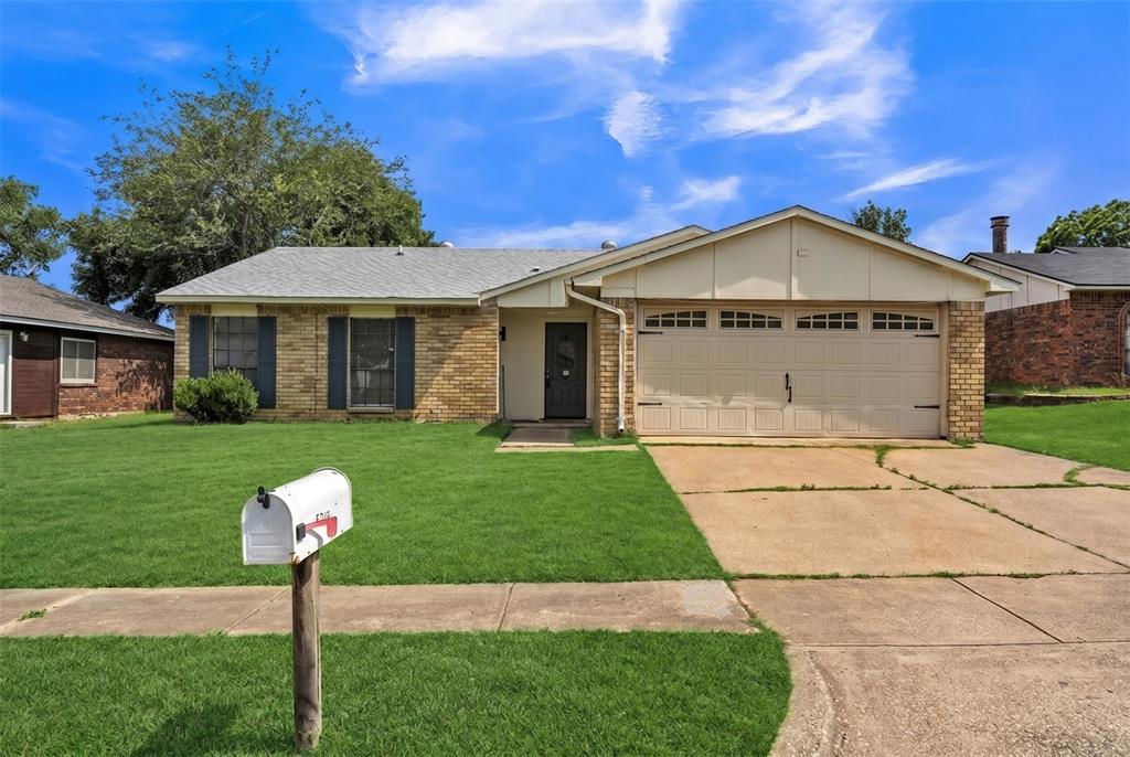 Recently renovated 4-bedroom, 2 full bath home at 6705 Greenfield Dr featuring tile flooring throughout for easy maintenance and a clean, cohesive look. The spacious living area offers a cozy brick fireplace, abundant natural light, and direct access to the backyard. The updated kitchen includes white cabinetry, stylish countertops, modern fixtures, and plenty of workspace. Functional floor plan with a private primary bedroom, generous secondary bedrooms, interior laundry area, and attached garage. Conveniently located near shopping, dining, schools, and major roadways. Move-in ready and ready for its next owner!