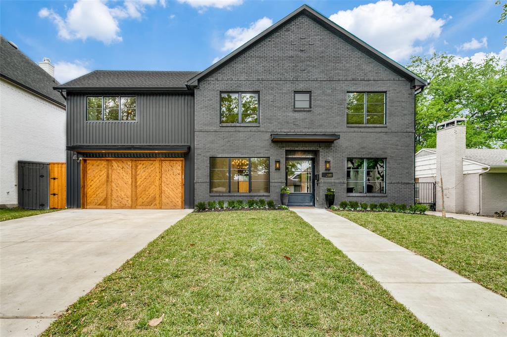 Light & bright transitional built in 2023 in highly desirable Lakewood Trails. Enter into grand foyer with oak floor and contemporary wood details. Open kitchen features Miele 6 burner gas range w griddle, Bosch dishwasher, built in Miele coffee maker and built in refrigerator. Home has separate study as well as a workspace behind kitchen, walk in pantry and a mud room. Venetian Plaster fireplace highlights the living area with vaulted ceiling & wall of windows. French doors lead to spacious backyard with outdoor fireplace & covered patio, great for entertaining. Wet bar & wine room with built in wine fridge just off the dining room. Oversized master retreat with vaulted ceilings and spa like bath. Dual vanities, garden tub, glass enclosed shower & giant walk in closet. Upstairs you will also find 2 secondary bedrooms & a game room. Great mother in law suite tucked in the back downstairs. Walking distance to White Rock Lake, Lakewood Park, SoPac Trail, Hillside Village & so much more!
