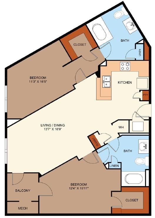 Bluffview Square - Residential Lease
