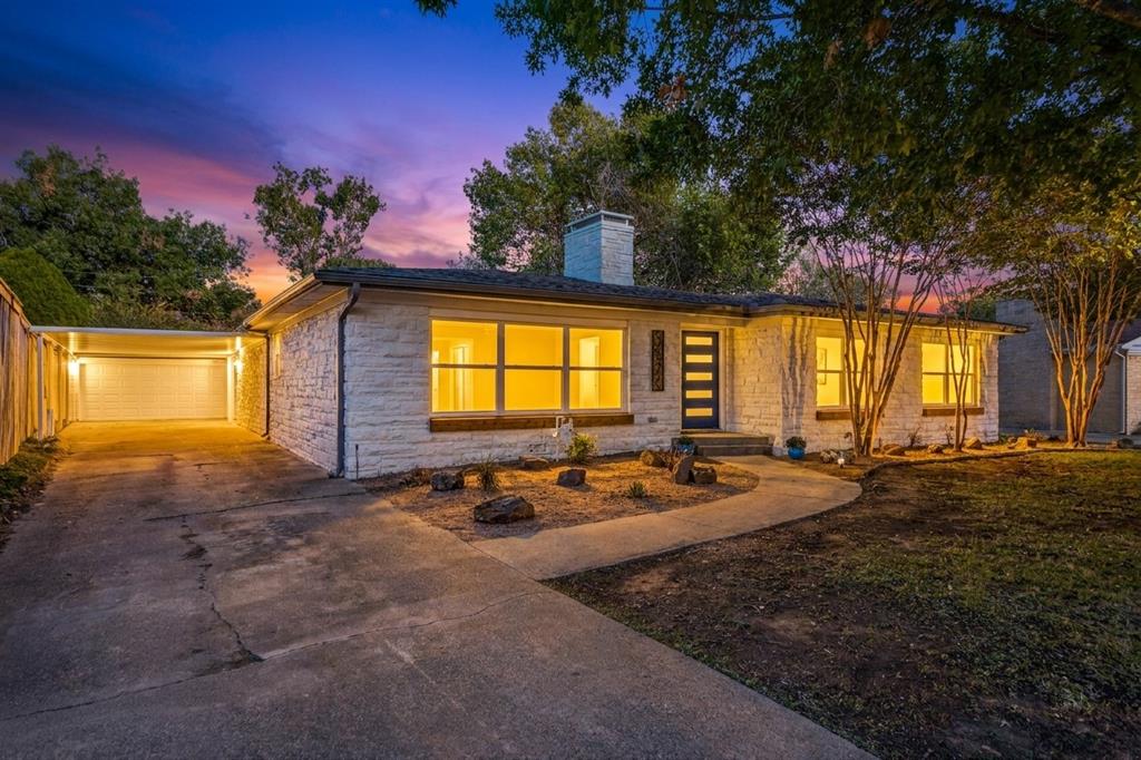Located just minutes from TCU and Horned Frog football games, parks, dining, and all the best Fort Worth has to offer, this beautifully updated home is the opportunity you've been waiting for — and with a PRICE IMPROVEMENT, it's now even more attainable! Bright, welcoming, and move-in ready, from the moment you step inside you'll feel it — natural light pouring through oversized windows, warm wood beams overhead, luxury vinyl floors beneath your feet, and an open-concept layout designed for the way you actually live. The living room centers around a show-stopping electric fireplace, creating the perfect spot for cozy nights in or effortless entertaining, while the chef's kitchen takes it to another level — quartz countertops, a contemporary backsplash, stainless steel appliances including a gas range with designer hood and double oven, a spacious island, and a huge walk-in pantry for storage and organization. The seamless flow between kitchen, dining, and living areas makes everyday life and gatherings feel completely effortless, and modern fixtures with designer lighting throughout add style and comfort at every turn. Step outside to your own private retreat — a privacy-fenced backyard shaded by mature trees, ideal for pets, family, or simply peaceful weekends. For car enthusiasts and hobbyists, the parking here is truly unmatched: a rare 4-space covered carport plus a detached 2-car garage means your vehicles and hobbies always have a home. And the unfinished 375 sqft bonus space in the backyard is ready for your vision — guest suite, home office, rental income, or multi-gen living — offering real potential to grow and add value. Don't miss this rare opportunity in one of Fort Worth's most convenient, friendly neighborhoods. Schedule your visit today. BRING ALL OFFERS!