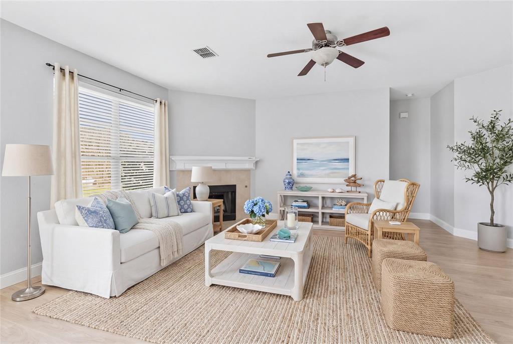 Spacious value meets timeless potential in this 3,020 sq ft 4 bed 3 bath home. Offering room to live, grow and customize. Set in a neighborhood rich with community amenities, this property stands out for its generous size-and increasingly rare find at this value point. Mature trees frame the home, providing shade, character, and a sense of established charm. Inside, the layout offers great bones and flexible living spaces, ideal for modern updates while preserving its solid construction. Weather you're looking for room to spread out, entertain, or invest in a home with long-term upside, this property delivers exceptional square footage in a highly desirable community setting. Need an upstairs game room? Done! Need flex space downstairs? Done! All still while having 4 generously sized bedrooms. The backyard is a blank space waiting for your creative vision. Come take a look today. New updates include tree trimming, New carpet upstairs and new LVP flooring downstairs, and fresh interior paint.