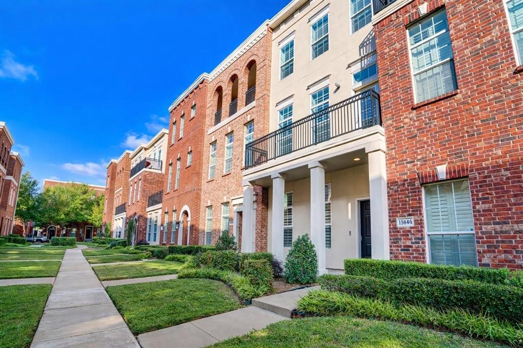 Over $80K in upgrades!! Impeccably updated and effortlessly stylish 2-bedroom, 2.5-bath townhome in the heart of Addison blends modern design with warm, livable comfort. Custom plantation shutters add a refined finish while allowing sunlight to pour through large windows on every level, creating a warm, open feel that highlights the home’s thoughtful upgrades and clean design.

The first floor offers a private guest suite with an en-suite bath perfect for visitors, a home office, or a quiet retreat. 

Upstairs, the main living level offers an airy, open concept layout where the kitchen, dining, and living spaces flow seamlessly together. The remodeled kitchen is a true showstopper (featuring sleek quartz counters, custom cabinetry with added storage, designer backsplash, and stainless steel appliances) and flows seamlessly into the dining and living areas, creating a perfect space for entertaining and everyday living.

The third floor is dedicated to the serene and spacious primary suite where luxury meets practicality. A beautiful spa-inspired en suite bath showcases a soaking tub, glass-enclosed shower, and a statement chandelier that adds a touch of glamour, while the custom-designed closet elevates organization to an art form. A versatile landing at top of stairs offers an ideal set up for a compact home office or study area.

Extensive seller upgrades throughout reflect a substantial investment in quality finishes and thoughtful design. With abundant built-in storage, a two-car garage with additional storage closet, and a private patio for morning coffee or evening unwinding, this home checks every box. Ideally located near Addison Circle’s dining, shopping, and parks, it delivers low-maintenance living without compromising style or substance.