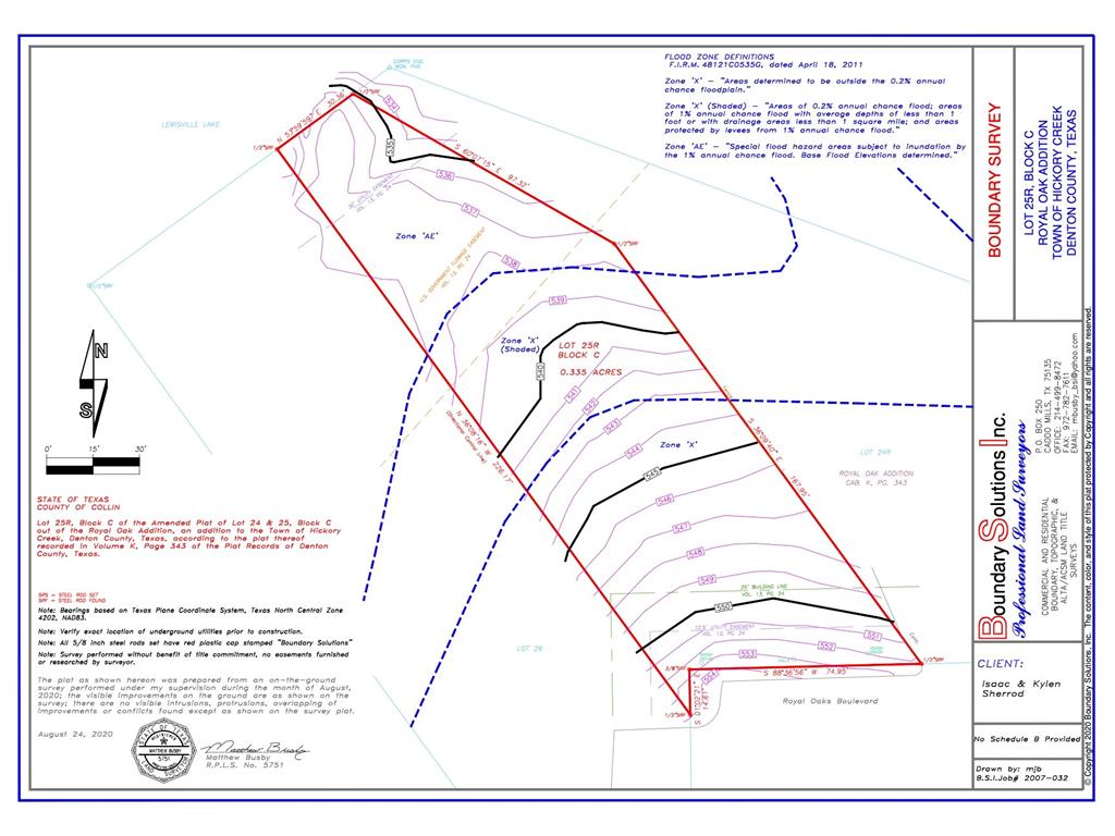 Royal Oaks Add - Land