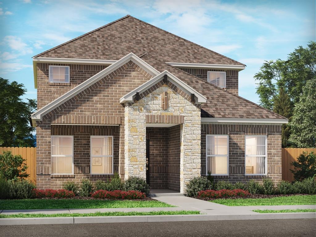 BRAND NEW energy - efficient home Aug 2026! With four bedrooms, there's room for everyone to have their own space in the Tahoe floorplan. White cabinets with veined white quartz countertops, muted beige EVP flooring with light taupe carpet. New energy-efficient move-in ready homes in Dallas-Fort Worth include a washer, dryer, fridge, and whole home blinds, plus they can be closing-ready in 60 days or less–guaranteed. Have it all: Relax in your private primary suite, enjoy the covered back patio, and our open concept floorplans, all with easy access to Fort Worth, Arlington, and Grapevine.