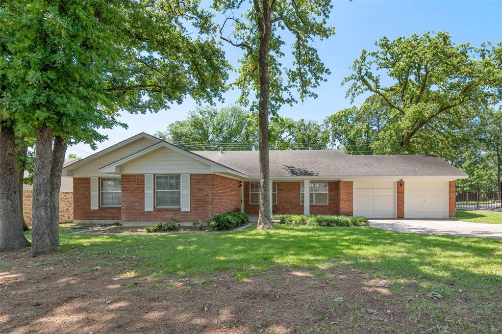 Welcome to 2202 Foxcroft Circle in Denton’s iconic Idiot’s Hill neighborhood! This beautifully maintained 3-bedroom, 2-bath home offers 1,894 square feet of comfortable living space with a functional layout designed for everyday living and entertaining. Enjoy two spacious living areas, two dining spaces, with an inviting eat-in kitchen perfect for gathering with family and friends. Inside, you’ll find beautiful wood and tile flooring, neutral color tones, generous closet space, and abundant storage throughout. The spacious bedrooms provide comfort and flexibility, while the oversized 2-car garage includes an additional storage closet for added convenience. Step outside to a large private backyard shaded by mature trees and enhanced by a full irrigation system, creating the perfect setting for relaxing or entertaining outdoors. Conveniently located near schools, parks, shopping, and dining, this exceptional home combines charm, comfort, and an unbeatable Denton location.