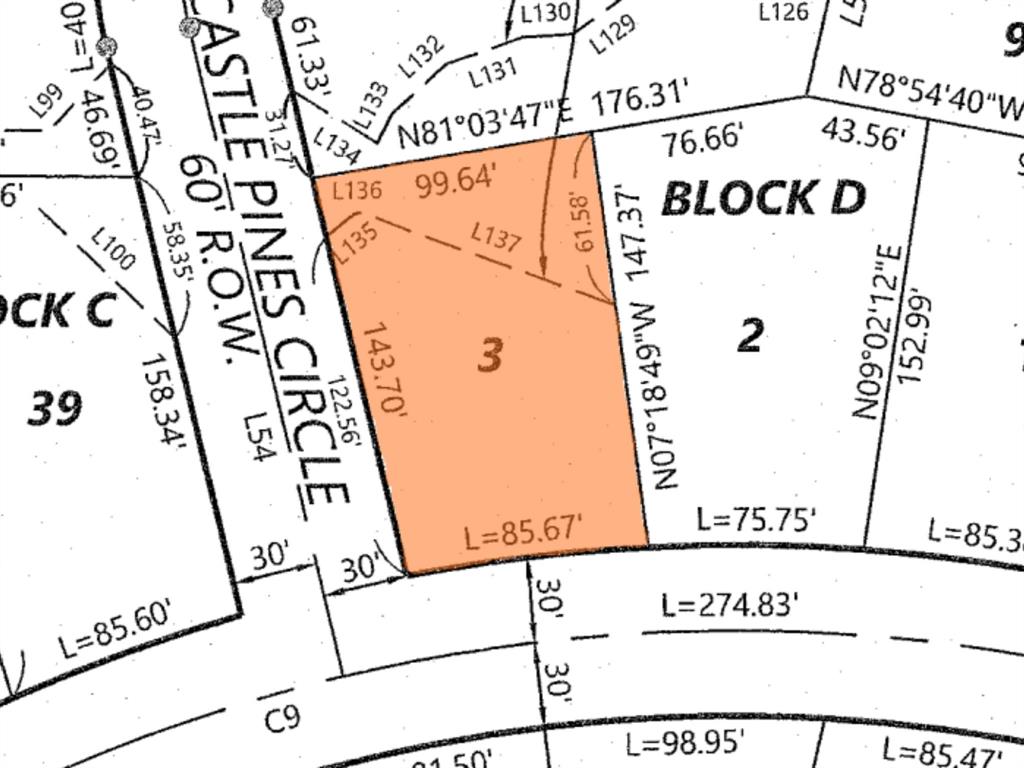 OWNER FINANCING AVAILABLE! Build your ideal full-time residence or weekend getaway on this oversized, over half-acre lot in the highly sought-after Castle Pines subdivision at Rock Creek. Located within walking distance of the amenity village, this homesite offers convenient access to the resort-style pool, pickleball courts, fitness center, and clubhouse. Lot 3 is an oversized wooded, corner lot, creating an excellent setting for backyard entertaining and outdoor living. Contact us for more information.