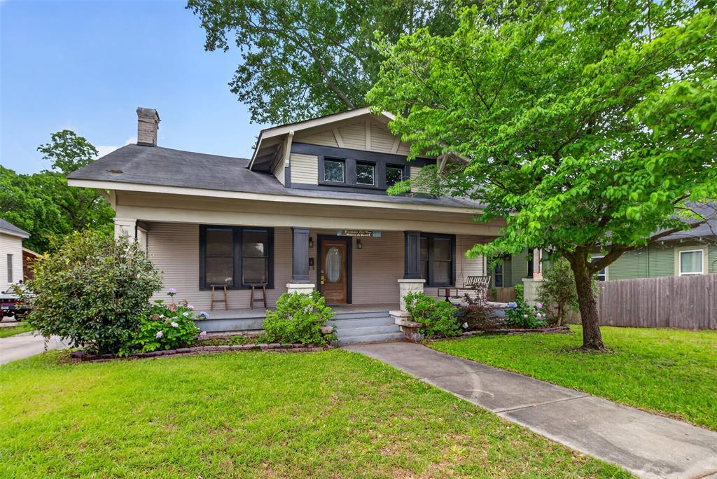 Charming 1925 Craftsman full of character and modern comfort! This 3 bedroom, 2 bath home plus office offers timeless appeal with original hardwood floors and thoughtful living spaces throughout. The spacious kitchen provides plenty of room for cooking, gathering, and entertaining. Step outside to enjoy the large covered back porch featuring a built-in hot tub, the perfect place to relax year round. Conveniently located near restaurants, shopping, and everyday conveniences, with the added bonus of being within walking distance to the high school. Don’t miss your opportunity to own a piece of classic charm with today’s lifestyle amenities!