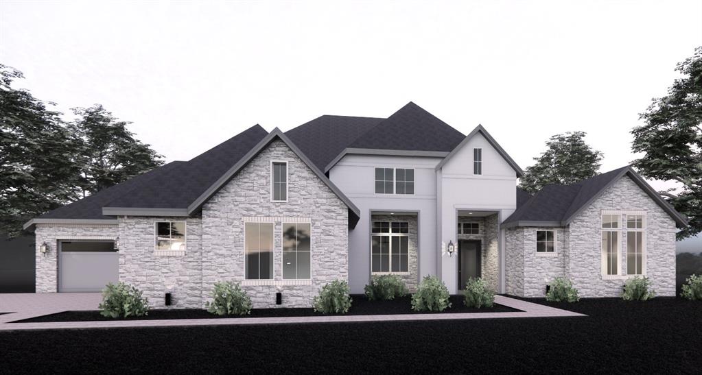 TO BE BUILT!!Stunning Luxury custom Wyatt James Builders home on acre lot in exclusive gated community. Zoned for children to attend sought after Argyle ISD award winning schools. Thoughtfully designed open concept plan perfect for everyday living and effortless entertaining. Chef inspired kitchen will feature custom designed and built site finished cabinets. high end appliances including 48 inch gas range, built in refrigerator, double ovens PLUS dual dishwashers AND includes prep kitchen adjacent to large walk in pantry. Dining room features gorgeous built ins and climate controlled wine room! Beautiful nail down white oak hardwood flooring throughtout all living areas plus primary bedroom, high end designer finishes, solid core doors! Windows and western sliders open to fantastic outdoor living space with fireplace and kitchen with built in grill and fridge! The primary suite features it's own beverage fridge for private coffee bar or wine!! Fantastic spa inspired bath is highlighted by gorgeous built in white oak cabinets, dual vanities, large full tile drop slab shower plus freestanding soaker tub and great walk in closet! Private office, Large flex room with wet bar area leads to media room AND has western slider opening to outdoor living space and second covered porch! Four additional bedrooms are all ensuite offering privacy for family members or visiting guest! Four car garages with flexibiity to move from one garage to the other. Home is in the permitting stage so there is still time for personal design meetings to make selections! Also possible for pool design to be added during the construction process. Full foam encapsulation insulation, tankless hot water water delivery, FIFTY year Tilcor metal roof! All of this on ONE level! Beautiful tranquil treed lot backing to treed conservation area. Community amenities include pool, pickleball court, fitness center, clubhouse, walking, hiking and horse trails. Builder provides 1,2 and 10 year Warranties!