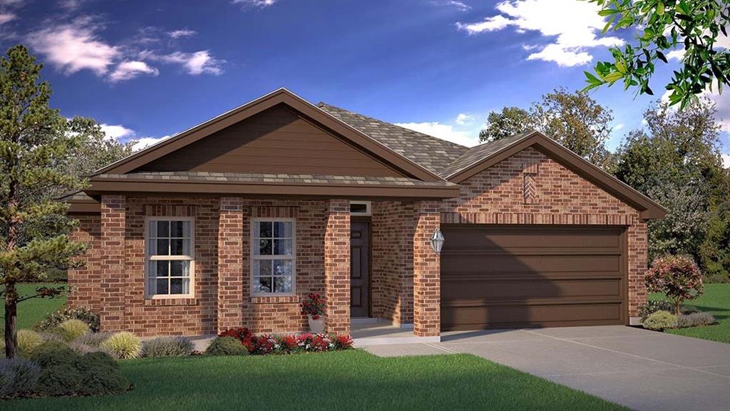 Beautiful new D.R. Horton home in the Terra Trace community located in Crowley and Crowley ISD! This thoughtfully designed single-story Starkville floorplan elevation D, with an estimated Summer completion, features 4 bedrooms, 2 bathrooms, and a 2-car garage with an open-concept layout that connects the family room, dining area, and kitchen for a functional and inviting living space. The kitchen is positioned at the heart of the home and includes quartz countertops, 36” upper cabinets, stainless steel appliances, gas range, stainless steel drop-in sink, a center island, and a walk-in pantry designed for both convenience and everyday comfort. The private primary suite offers an en-suite bath with dual quartz vanities, an oversized shower, and a walk-in closet located off the bathroom, providing an ideal retreat. Quartz vanity tops are also included in the secondary bathroom, while luxury vinyl plank flooring is installed throughout all main areas and wet zones for durability and style. Constructed with energy efficient features and equipped with America’s Smart Home Technology, this home also includes exterior upgrades such as a covered back patio, full sod, sprinkler system, privacy fencing, and landscaping. Navigate the Dallas-Fort Worth metroplex with ease thanks to nearby access to I-35 West, Chisholm Trail Parkway, and Highway 820. When you're not exploring the city, unwind at scenic Benbrook Lake, soak up the history and culture at Texas Christian University, or enjoy the vibrant shops and restaurants close by. And for those jet-setting needs, DFW Airport is a convenient 29 miles away.