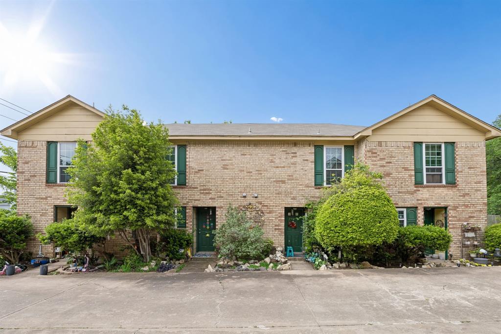 Amazing opportunity to own a well-maintained brick Turnkey 4-plex in Fort Worth. (3732 Bonnie Drive is also for sale for $649,000. MLS 21264181). Each building has 4 units that are 2-bedroom, 1.5-bath. Each unit offers a private patio and backyard space, providing added comfort and privacy for tenants. A private concrete parking lot is located at the rear of the building and individually metered electric for each unit, helping reduce owner expenses. Long-term property management is currently in place and available to continue services for a seamless transition if desired by the new owner. Excellent opportunity for investors seeking steady rental income and acquire a larger multi-family portfolio package! Also a great 1031 exchange opportunity! No HOA