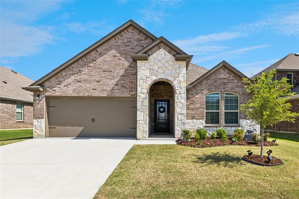 Beautiful home built in 2024 with 4 bedrooms and 2 bathrooms. The primary bedroom features roomy space with a very large closet. It's a smart home with tankless water heater, alarm system, and carbon monoxide detector. It has 2 community pools and a kid's park. The elementary is just a short walk or drive around the corner.