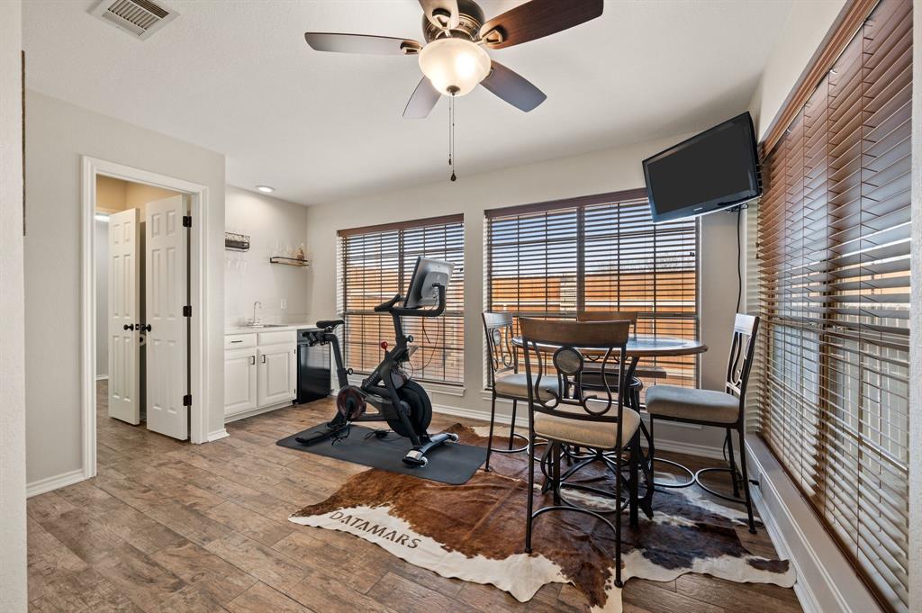 Well maintained single story home in the lake community of Runaway Bay near Lake Bridgeport, competitively priced below the current appraised value. This spacious home features a large living area with vaulted ceilings and a beautiful brick fireplace that creates a warm focal point. The open layout flows into the dining area and kitchen with stainless appliances, generous cabinet storage, and a functional breakfast bar.
The oversized primary suite offers dual vanities, a soaking tub, separate shower, and walk-in closet. Secondary bedrooms provide flexible space for guests, hobbies, or a home office.
Enjoy the enclosed sunroom overlooking the backyard, perfect for relaxing or entertaining year-round. Outside, you’ll also find a detached golf cart shed with electric that could easily serve as a workshop, hobby space, storage area, or private man cave retreat.
Major updates include HVAC replaced March 2025, roof replaced in 2021, updated carpet, texture, paint, fixtures, and WiFi-enabled garage door opener.
Located minutes from Lake Bridgeport with convenient access to boating, fishing, parks, dining, Decatur, and surrounding North Texas communities.