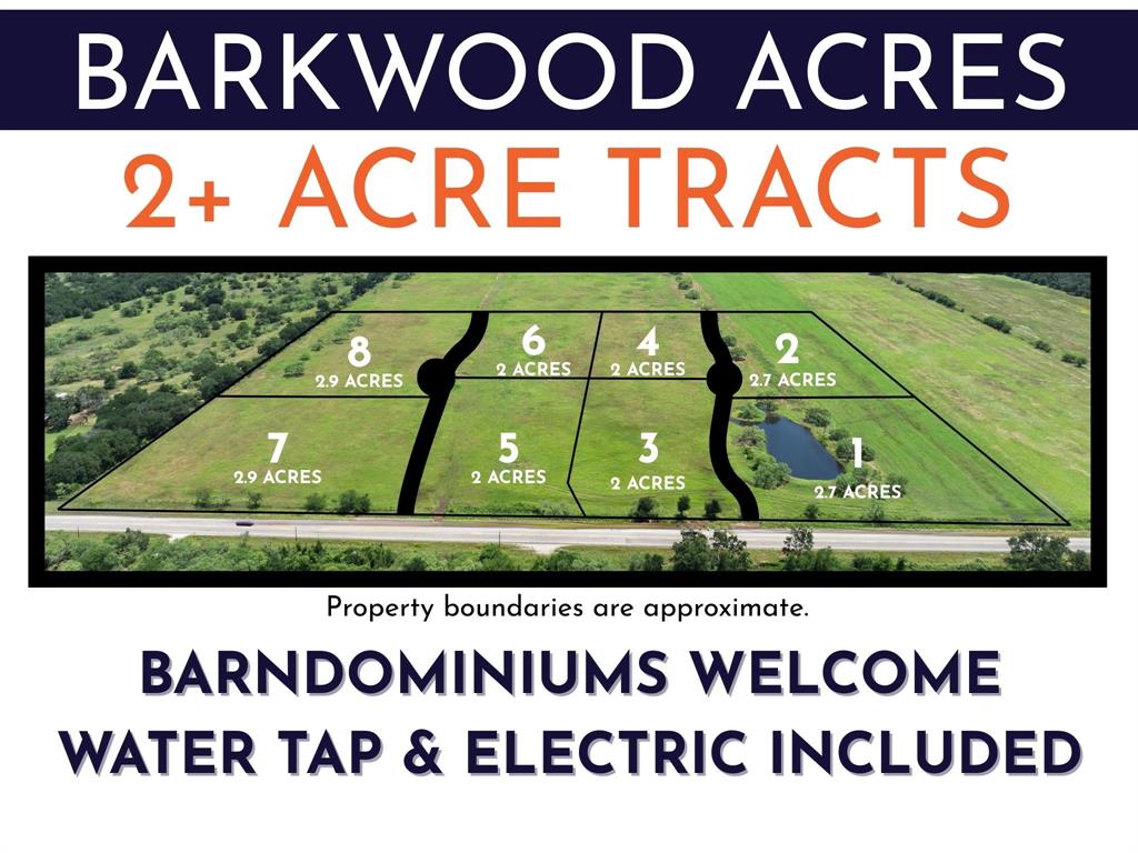 Welcome to Barkwood Acres, Palo Pinto County’s newest rural community, offering the perfect setting to build your dream home. This 2-acre lot features wide-open views, stunning Texas sunsets, and abundant wildlife, creating a peaceful escape just minutes outside of town.

Bring your builder and design the home that fits your vision—barndominiums are welcome. The property offers flexibility for livestock and other rural activities, while remaining lightly deed-restricted to protect your investment. Enjoy the convenience of easy access to US Highway 281 and Highway 180, providing a quick 25-minute drive to Weatherford and less than an hour to Fort Worth.

Experience true country living with room to roam, all while remaining close to modern conveniences. Contact the listing agent for more information.