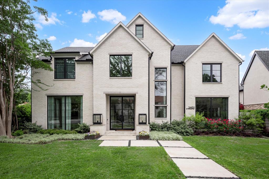 Nestled in the heart of Highland Park and zoned to the prestigious Armstrong Elementary, this exceptional home offers the ideal blend of luxury, location, and lifestyle. Perfectly positioned on an oversized lot 74x150 lot, the property boasts approximately 7,500 square feet of transitional-style living space with unmatched walkability to Armstrong Elementary, MIS, HPMS, Knox Street, Highland Park Village, SMU, and Snider Plaza.

The thoughtfully designed interior welcomes you with a spacious entry and a striking floating marble staircase, setting the tone for the refined elegance throughout. The first floor features a climate controlled wine room off the formal dining room, a large office, a light-filled sunroom, and an elevator servicing all three floors.

Outside, the backyard oasis includes a generous covered porch, resort-style pool, and a grassy play yard—ideal for entertaining or relaxing.

Upstairs, the second floor hosts four spacious bedroom suites, including an elegant primary suite with a spa-like bath, dual vanities, a custom walk-in closet with his and her sides, private washer and dryer, and a dramatic dressing peninsula. A large game room, secondary laundry room, and additional storage closet complete the level.

The third floor offers ultimate flexibility with a private fifth bedroom suite featuring its own living area, full bath, washer and dryer, and a climate-controlled storage room—perfect for guests, live-in help, or multi-generational living.

This home truly has it all—luxury, space, and a premier Highland Park location. A rare opportunity not to be missed.