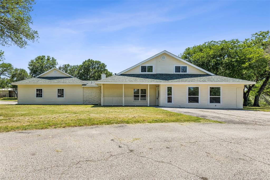 Great Location! Aledo ISD.  Check out this beautifully remodeled home on 1.9 acres. House features 4 large bedrooms, 2.5 baths, a wood burning fireplace, granite countertops, new cabinets, updated bathrooms, large master bath with dual vanity, new shower, and huge walk-in closet. The walkway to the garage from the kitchen is a 9'x9' storm shelter-mud room. Store all of your toys in the oversized 4 car garage. Has plenty of room to spread out and build that dream shop. The seasonal creek in the back offers a ton of privacy and places to explore. Just minutes away from shopping and fun. Only 10 miles to Lockheed Martin.