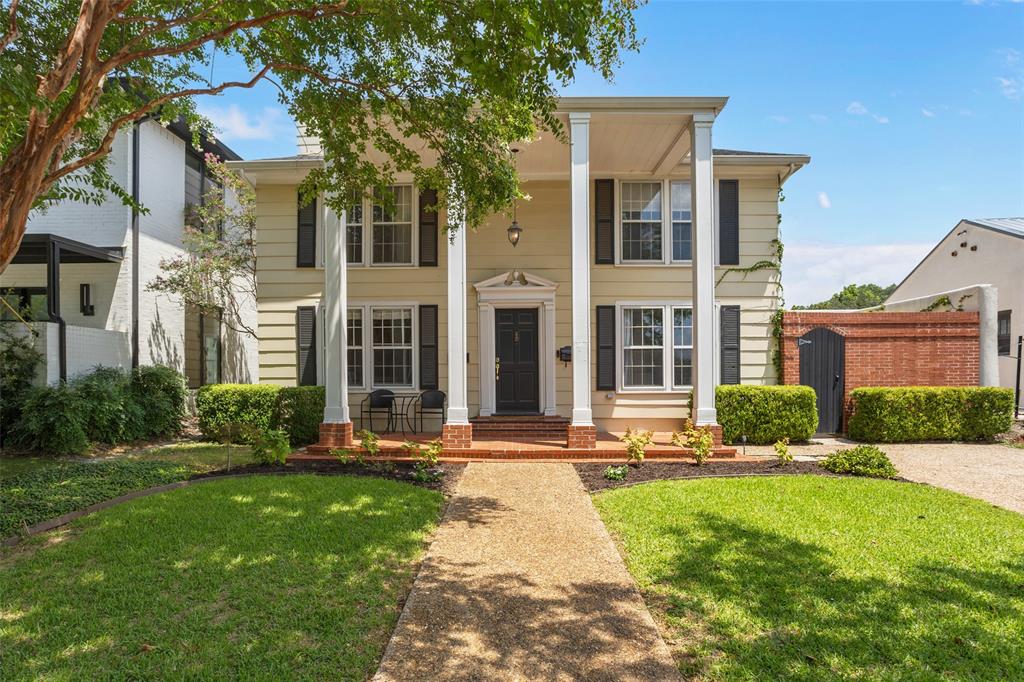 This timeless two-story Colonial, perfectly positioned within walking distance of River Crest Country Club and Hudson House, offers 3 spacious bedrooms and 2.5 baths. Inside, natural light fills the main living area, where hardwood floors, a modern wood-burning fireplace, and custom built-ins create an inviting, understated elegance. The dining room offers a refined setting for gatherings, while the updated kitchen features sleek finishes, stainless steel appliances, and a built-in refrigerator.

Upstairs, three generously sized bedrooms include a serene primary suite with a sitting area and an en-suite bath. The backyard feels like a private retreat, complete with a side-yard putting green ideal for effortless entertaining. A detached oversized garage provides additional storage and a dedicated office space, adding both practicality and charm.

Set just off the iconic Camp Bowie Boulevard bricks, 4604 Harley Avenue delivers a prime location and a home that lives beautifully in every way.