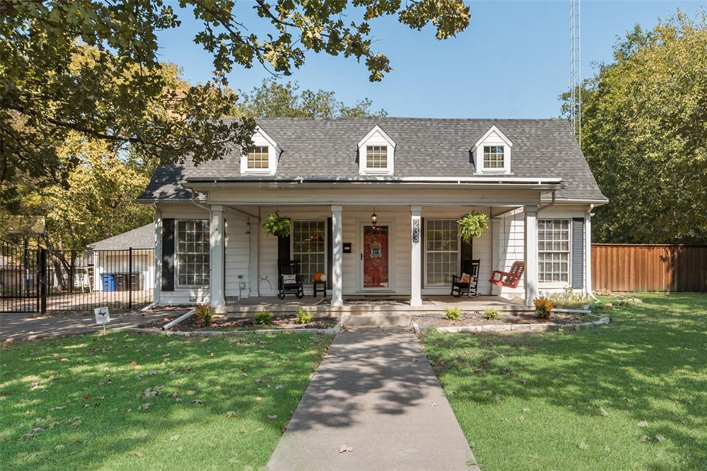 Charming 1930s Home with Guest House & Pool in Downtown Wills Point. This is one of those homes that just feels good the moment you pull up. Located in the heart of historic downtown Wills Point, this lovely home sits on a large, tree-filled lot and blends classic character with updates that make everyday living easy. Inside, you’ll find original hardwood floors, beautiful woodwork, and a cozy living room with a fireplace. The dining space is perfect for everyday meals or hosting friends and family. The main home offers three spacious bedrooms, two updated bathrooms, and a bright kitchen with a breakfast nook ready for you to make it your own, along with an all seasons porch. Step out back to your own little getaway—a sparkling Gunite pool with a rare, screened lanai, ideal for relaxing, entertaining, or enjoying long summer days outside without the bugs. Included in the square footage, bedroom, and bathroom count is the separate two-bedroom guest house with its own kitchen and living room, which is a huge bonus and offers tons of flexibility. It’s perfect for multi-gen living, guests, in-laws, a home office, or even rental or Airbnb income. You’ll love being able to walk to downtown shops, restaurants, and coffee spots while still enjoying the charm of a quiet, established neighborhood. Recent updates include foundation releveling (June 2022), new fencing and electric gate (May 2022), and updated electrical (June 2022).Homes like this don’t come around often—historic charm, a pool, a guest house, and a walkable downtown location all in one. If you’ve been looking for something truly special in Wills Point, this might be the one.
