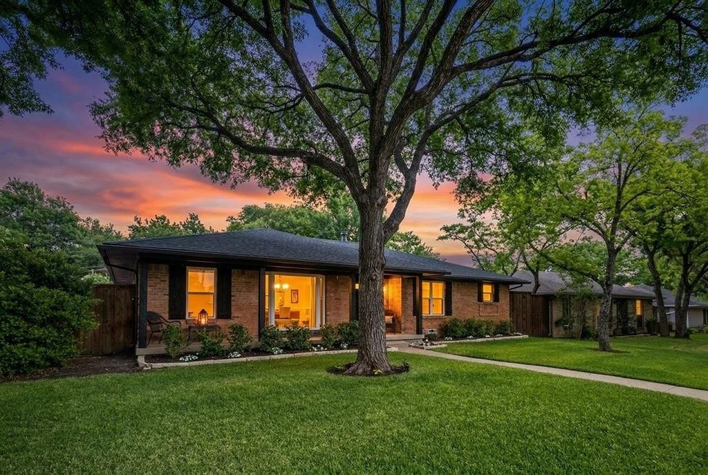 Elegantly updated home in Lochwood Meadows so close to White Rock lake and all of the great restaurants and shopping Dallas has to offer. This 4 bedroom, 3 bath, 2 living room home boasts an open concept floor-plan perfect for today's preferred lifestyle. The kitchen has been updated with newer shaker cabinets and quartz countertops and opens out into the graciously sized living room with impressive gas fireplace. Don't miss the stylish butler's pantry off of the kitchen which provides extra storage and comes replete with floating wood shelving, pop tile backsplash and even a wine fridge. The primary retreat in the back of the house is generously sized and offers a large ensuite bath with dual vanities, marble countertops and tile. In addition, there is a large den area in the back of the house with lots of windows providing great views into the private back garden. You will love the large wood deck just off the second living room! It is a great spot for grilling and entertaining family and friends while catching the latest game on the mounted outdoor TV. The artificial turfed lawn in back allows for near maintenance-free enjoyment while also getting some valuable putting practice in on your own private putting green. This property is a relocation so additional documentation will need to be included in the sales contract.