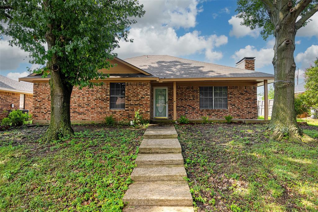 Move in Ready!! Welcome home to this charming 3-bedroom, 2-bath home in Wylie! Priced at $275,000, this cute and well-maintained home offers a spacious family room with tray ceilings, brick fireplace and brand-new carpet, while tile flooring extends throughout the rest of the home. The galley style kitchen functions well and offers plenty of space. Covered back patio, fenced backyard and 2 car rear entry garage. Enjoy all that Wylie has to offer, from the charming downtown to the great school district....it's  a wonderful place to call home!