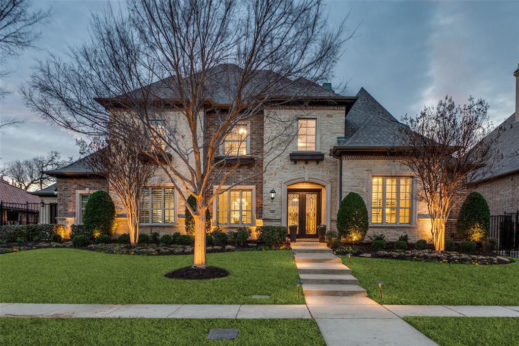 Immaculate 2-story home in sought after Winding Creek neighborhood centrally located so close to Town Square.   Guests will be wowed upon entering through double iron doors to this beautiful 5 bedroom home with elegant, transitional finishes and a desirable first floor ensuite guest room. An entertainer's dream with large living area, bi-fold doors, vaulted ceilings & views of the fabulous oasis outside. Gourmet kitchen leaves nothing to be desired with Wolf range, double ovens, large island, generous walk-in pantry & cabinets to ceiling.  Primary bedroom is a private retreat with spa-like ensuite bath.  Dual staircases lead upstairs to a media room with professionally installed equipment to convey, large game room & 3 beds all with ensuite baths.  Outdoor living perfection - built in kitchen-living area, remote screens, Claffey pool & mosquito mist system in a lushly landscaped, private backyard.  Too many updates and upgrades to include here-please see list. Luxury buyers don't miss!