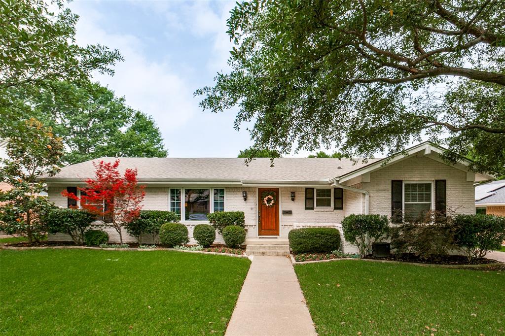 Welcome to this charming 3 bedroom, 2 bath home in the highly sought after Merriman Park neighborhood of Dallas, offering a perfect blend of modern comfort and timeless charm. This home has gorgeous real oak hardwood floors, updated bathrooms and kitchen with granite countertops and stainless-steel appliances. The thoughtful floorplan allows for very efficient use of the space including a large open living area connected to the kitchen. Just off the kitchen is a large laundry area that is very unique to the neighborhood with full size washer dryer connections and built in cabinets for storage. The second dining and living area is great for entertaining or could be a dual purpose space for an office. Down the hall you will find all three bedrooms that perfect for a growing young family. The second bathroom has updated dual sinks, tub surround and tile flooring. The primary bedroom has two large closets with an ensuite bathroom completely remodeled with tile, separate shower, and marble top vanity. Cute covered porch area allows for outdoor living. The location is in the heart of the city with easy access to White Rock lake, shopping at Northpark Mall, and dining on Greenville avenue. Don’t miss your opportunity to own a charming property in one of Dallas’s most sought-after areas!