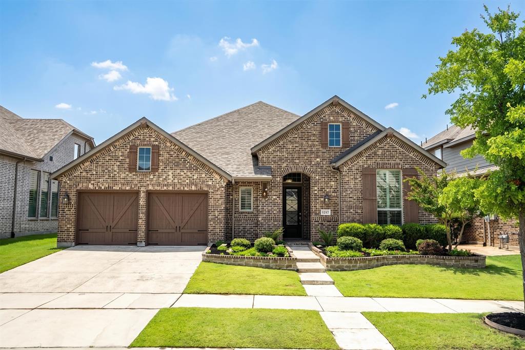 Spacious Living with Luxurious Comfort - ARGYLE ISD!  This stunning 4-bedroom, 3-bathroom residence perfectly combines modern luxury with cozy charm. Featuring a 3-car tandem garage, this exquisite home provides all the space and comfort you need for a relaxed lifestyle.

Stepping inside, you're greeted by an open-concept floor plan that seamlessly connects the living, dining, and kitchen areas, creating a warm and inviting atmosphere. The spacious living room, with its abundance of natural light and gas fireplace,  sets the perfect tone for entertaining guests or enjoying quiet evenings at home. The gourmet kitchen boasts high-end stainless steel appliances, granite countertops, gas cooktop and a large island - a true culinary haven for aspiring chefs.

The primary suite serves as a private oasis, featuring a roomy layout and an elegant en-suite bathroom complete with dual vanities, a soaking tub, and a separate shower. The nook just outside the primary suite is perfect place for crafts or a 2nd office.  Accompanying the primary suite are three additional bedrooms, an office and a fully-equipped media room.  Furniture, speakers, screen and projector are staying with the home.

Outside, the property continues to impress with its newly landscaped yard, providing a picturesque setting for outdoor enjoyment. A covered patio and generous backyard allows plenty of room for gardening and recreational activities.  In 2024, a new complete Duration Storm Class 4 roof system, by Owen Corning, was installed.

With its prime location in Argyle, Texas, this home offers convenient access to local amenities, shopping, and dining, while still maintaining the tranquility of a residential neighborhood. This property truly presents a rare opportunity to experience the best of both serene suburban living and modern conveniences. Don't miss the chance to make this exceptional house your new home.