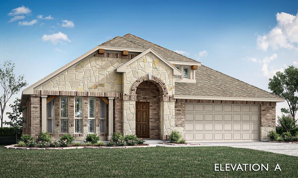 BRAND NEW! NEVER LIVED IN! Welcome to this beautifully designed Hawthorne II by Bloomfield Homes, a spacious one-and-a-half story layout offering 4 bedrooms, 3 baths, a gameroom, study, and a 3-car garage, perfectly situated in the desirable Timberbrook community. From the moment you arrive, the upgraded brick and stone exterior, cedar garage doors, full gutters, and impressive 8' front door create striking curb appeal, leading into an open and thoughtfully designed interior where wood flooring flows throughout the main living areas on the first floor, complemented by 2-inch faux blinds throughout for added convenience. At the front of the home, a private study with glass French doors provides an ideal space for working from home or a quiet retreat. The deluxe kitchen is designed to impress with double ovens, a 5-burner cooktop, built-in trash pull-out, under-cabinet lighting, and abundant cabinetry, all opening seamlessly to the spacious family room highlighted by gorgeous elevated ceilings that enhance the open and airy feel. The primary suite offers exceptional comfort with an enlarged shower, extra closet space within the bedroom, and an additional storage closet conveniently located in the hallway near the stairs. Upstairs, the gameroom provides flexible space perfect for relaxing or entertaining. Enjoy outdoor living on the covered back patio with a gas stub for grilling, along with a covered front porch that adds to the home’s inviting design. With 2,752 square feet of thoughtfully designed living space and upscale finishes throughout, this Hawthorne II delivers the perfect blend of functionality, comfort, and move-in ready appeal in Timberbrook. Located in the Timberbrook community in Justin, residents enjoy access to amenities including a park, playgrounds, dog park, community pool with pool house, and neighborhood trails. Visit the Bloomfield Homes model in Timberbrook to see the Hawthorne II come together and learn more about this community.