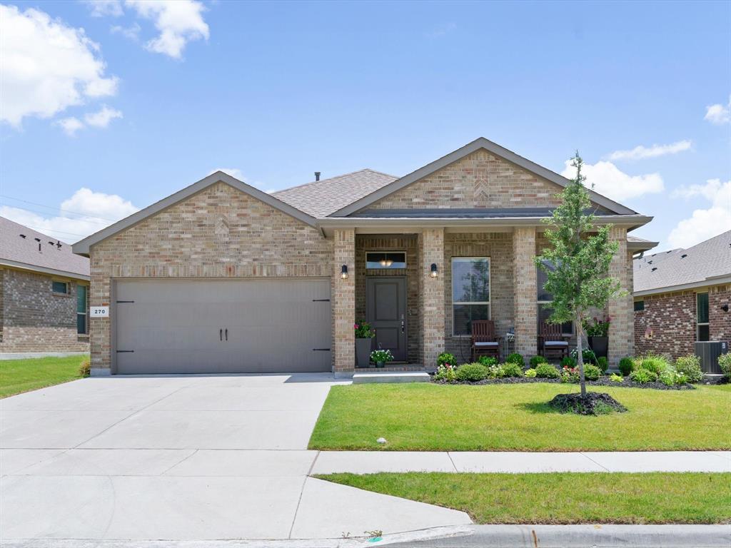 Welcome to 270 Lunayena Road in the highly desirable Bluestem community of Rhome! This beautifully maintained 4-bedroom, 2-bath home offers the perfect blend of style, comfort, and value—and it's priced to sell.

The popular open-concept floor plan features a spacious living area that flows seamlessly into the chef-inspired kitchen, complete with quartz countertops, stainless steel appliances, a gas range, oversized island, pendant lighting, and a walk-in pantry. Whether you're hosting guests or enjoying a quiet evening at home, this layout is designed for modern living.

The private primary suite serves as a relaxing retreat with dual sinks, an oversized shower, linen storage, and a large walk-in closet. Additional highlights include smart home technology, a tankless water heater, durable tile flooring in high-traffic and wet areas, a covered back patio, sprinkler system, and a fully fenced backyard ready for pets, play, or outdoor entertaining.

Located in Northwest ISD, Bluestem offers resort-style amenities including a community pool, cabana, playground, dog park, walking trails, parks, and a stocked fishing pond.

With a motivated seller and an attractive price point, this home presents an exceptional opportunity for buyers seeking a move-in ready home in a growing area. Qualified buyers may also take advantage of a 1% of the loan amount lender credit with Tim Lambert at Fairway
Independent Mortgage Corporation. Schedule your private showing today before it's gone!