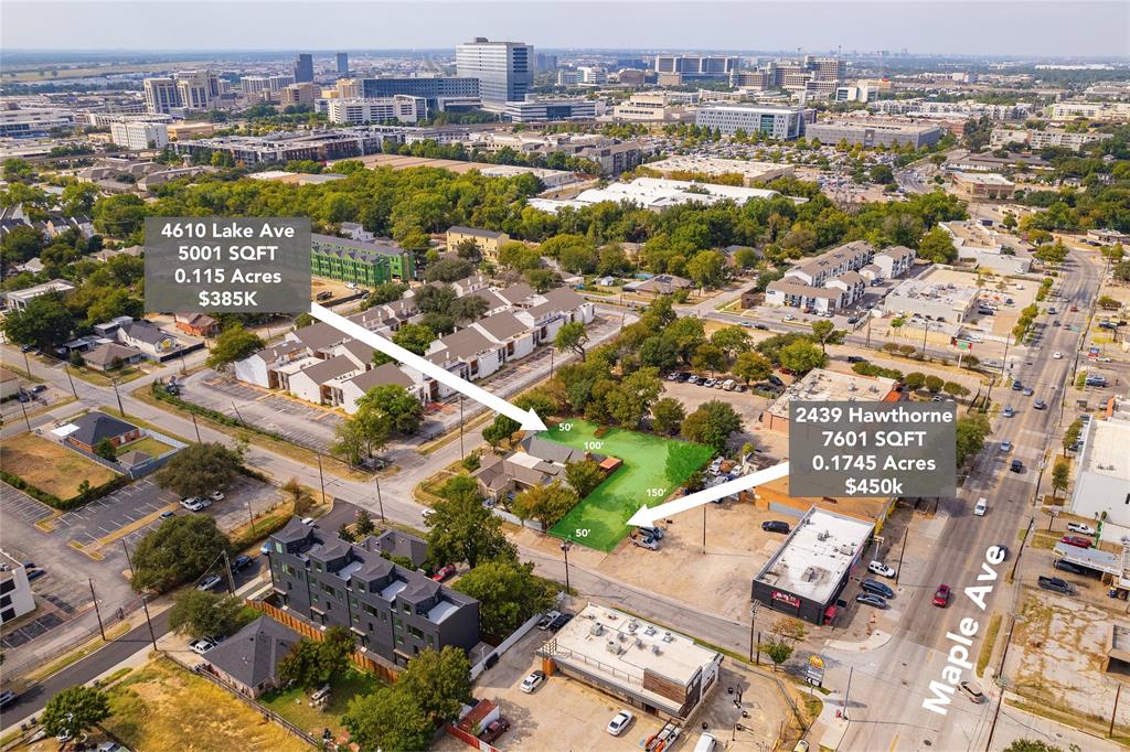 PREMIUM Development Lot for Sale.  Prime Location in the heart of Dallas. Conveniently located near major medical center, Trade Market Design Center, minutes to Love Field Airport, with easy access to highways and Downtown Dallas. Perfect opportunity for investors-or builders looking to develop in a high-demand area!  Ideal for new developments, around the area.   This Lot is a 50 X100, interested party will have to order their survey at their expenses.  MLS 210085080  50X150 lot will also be for sale.