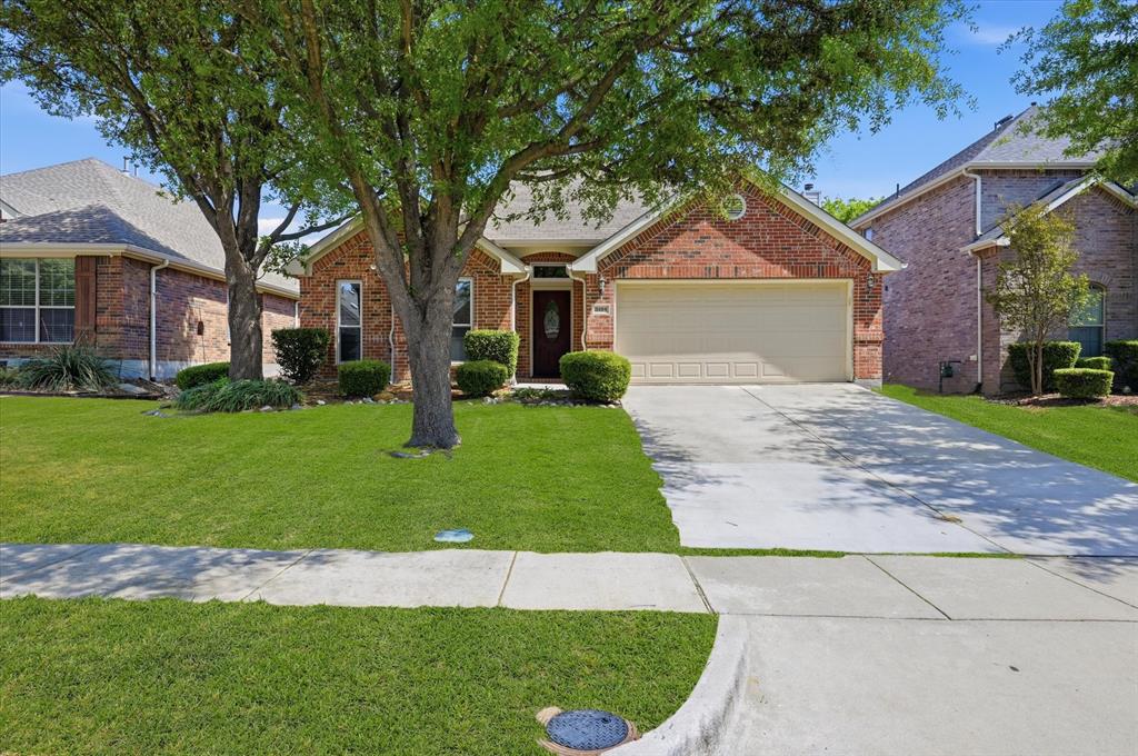 Charming single-story home in a prime McKinney location zoned to highly sought-after Prosper ISD, offering the perfect blend of comfort, style, and convenience. Featuring 3 bedrooms, 2 full baths, and a 2-car garage, this thoughtfully designed open floorplan is ideal for both everyday living and effortless entertaining. The spacious kitchen is a true highlight, complete with abundant counter space, a breakfast bar, and seamless flow into the main living area. Recent updates including newer paint, carpet, and windows enhance the fresh, move-in ready appeal. Step outside to a generously sized backyard with beautiful landscaping perfect for weekend gatherings, play, or simply unwinding. Enjoy the added benefit of being within walking distance to the neighborhood elementary school. Residents have access to enjoyable community amenities, including a pool and park, all while being conveniently located near shopping, dining, and major highways. This is the kind of home that checks all the boxes, don’t miss your opportunity to make it yours!