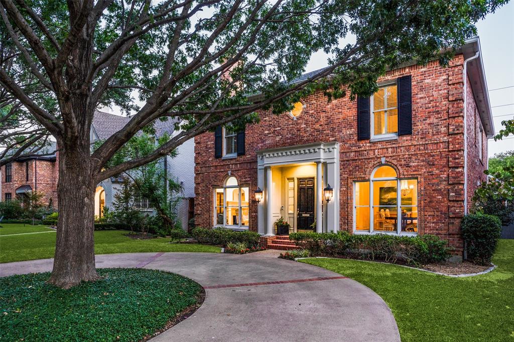 This traditional style gorgeous  Gage Home is  home located in the University Park area. Through the large front door is a stunning herringbone hardwood entry with 10ft ceilings. Floor plan of the house is well-designed, offering a smooth flow into a spacious open family room with built-in custom bookcases & cabinetry. Chef's kitchen boasts top-of-the-line Thermador appliances, gas range, double ovens, granite countertops, Subzero refrigerator, custom cabinets, & 2 walk-in pantries. Upstairs, you'll find all 4 bedrooms, each with its own en-suite bath. Vaulted game room is also located on this level with ample storage & cedar closet. Primary bedroom is spacious with a balcony overlooking the backyard. Primary bathroom underwent a complete redesign in 2013, adding a touch of modern luxury.  For additional living space & flexibility, there is a large finished room located over the garage, perfect for guest quarters, home office, or any other space that fits your needs. A Must See!