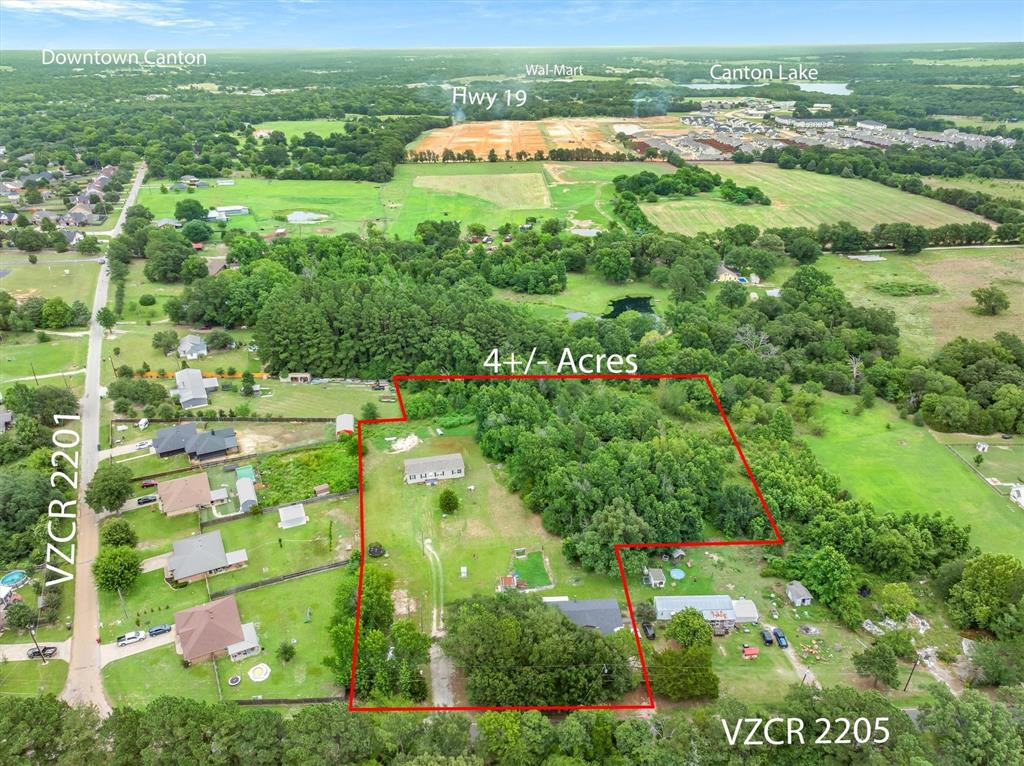 Discover the possibilities on approximately 3.92 acres and just minutes from Canton, TX, offering the perfect blend of country living and convenience.  The property features a 2023 manufactured home with 4 bedrooms, 2 bathrooms and 1,568 square feet of modern living space, plus an additional 3 bedroom, 2 bath double wide, being sold as is.  Valuable improvements include a deep water well, two septic systems, a pond and three separate electrical service locations, creating endless opportunities for expansion, rental income or multi generational living.  Located outside city limits, you'll enjoy added freedom while still being only 5 to 10 minutes from schools, shopping, restaurants and every day amenities.  Whether you're looking for a homestead, investment property or a place with room to grow, this versatile property is full of potential.