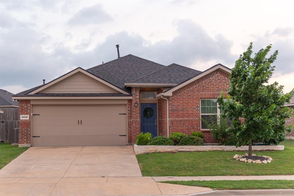 Welcome to this beautifully maintained brick home with a single owner in popular Sendera Ranch! Northwest ISD school system, community pool, playground, elementary school all within walking distance. This one-story split-bedroom home is an open concept living and kitchen that features elegant quartz countertops, a gas range, and large island, creating a modern and inviting space for cooking and gathering. The spacious primary suite offers plenty of room to unwind, complete with a walk-in closet and an en-suite bath featuring double vanities for added convenience. Two additional bedrooms provide flexibility for family, guests, or a home office. New roof in 2025. New wood floors in 2023. Attic updated to create more storage in 2025.

Lower Property Taxes in Denton County! Buyer to Verify All Info Within This Listing for Accuracy.
Agent is owner