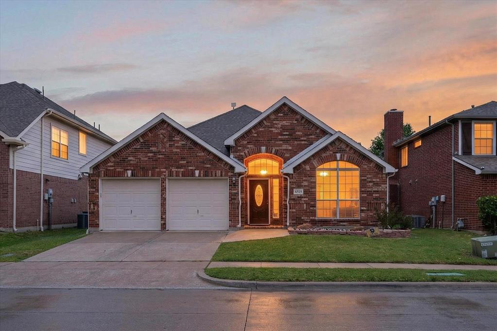 This one story home with almost 2100 square feet has been updated and has a layout designed for modern living. Featuring 3 bedrooms, 2 living areas, and 2 dining spaces, it offers the versatility and functionality. Updated kitchen includes durable granite counters, stainless appliances, built-in microwave, and upgraded cabinets. Wood flooring and ceramic tile throughout the house, no carpet. The enclosed back patio offers a protected, private sanctuary for entertaining or relaxing. Combined with a fully fenced yard, it is one of the best setups in the neighborhood. Enjoy the Woodbridge lifestyle with 18-hole golf course that is open to the public, pools, spray park, playgrounds, and trails. It is perfectly located for a quick commute and minutes from shopping and dining.