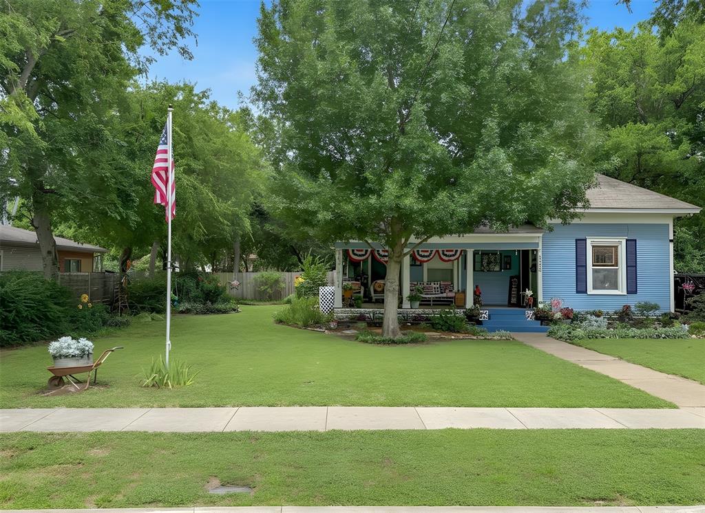 Experience the timeless appeal of Old Denton in this charming 3-bedroom, 2-bath home, perfectly located on a spacious, tree-filled lot just one block from Texas Woman’s University and only a short drive or bike ride to the historic Denton Square. Rich in character and full of warmth, this inviting home features abundant natural light, beautiful wood floors, and distinctive vintage details, including a bedroom accented with original shiplap walls.

The large covered front porch offers the perfect spot to relax with your morning coffee or unwind in the evening. Out back, you'll find a generous backyard designed for both entertaining and everyday enjoyment, complete with an above-ground pool and deck, mature perennial landscaping, and a storage building for tools, hobbies, or extra storage needs. Enjoy the convenience of off-street parking for up to four vehicles, with plenty of additional space to accommodate an RV, boat, or other recreational equipment.

Foundation improvements completed in April 2026 offer added confidence for the next owner. Combining an unbeatable location, an oversized lot, and the timeless appeal of Old Denton, this unique property is ideal for TWU faculty or staff, first-time homebuyers, parents seeking housing for a college student, or anyone looking for a home with authentic character and a story to tell.
