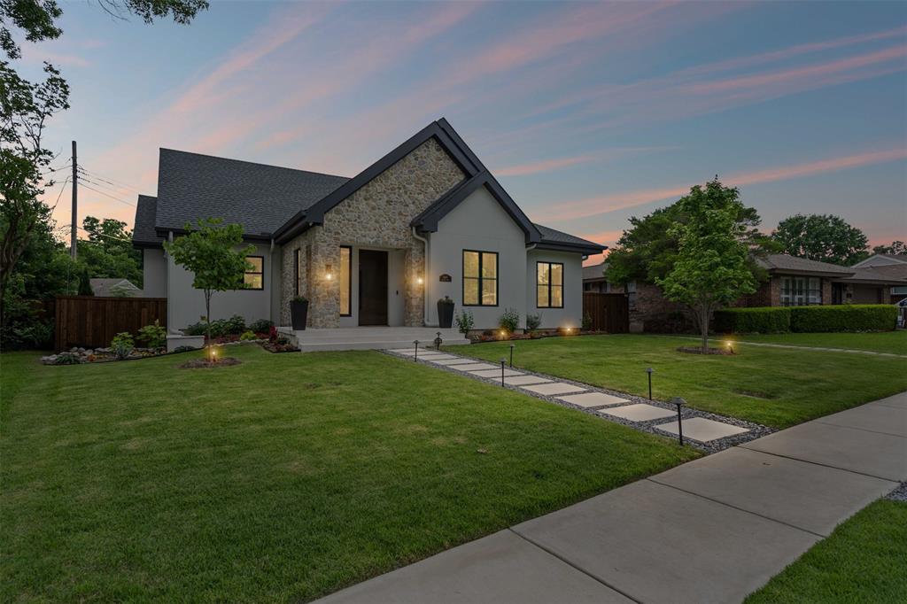 Take advantage of a rare market opportunity to own a home appraised at $1.8M, featuring over $300,000 in premium upgrades, wellness-focused amenities, and advanced safety infrastructure. Located in Lake Highlands, with top-rated Richardson ISD schools, this 4,000+ square-foot eco-luxury residence merges green living with world-class craftsmanship. The interior showcases Monkey Pod wood accents from Costa Rica, a travertine marble entry, white oak flooring, and scratch-proof Dekton porcelain countertops by Cosentino. The chef's kitchen boasts a 36-inch professional 6-burner range, custom white oak cabinetry with age-in-place shelving, and Brizo polished nickel fixtures. Wellness is central to the design, featuring programmable circadian-rhythm lighting, automated closet and pantry lights, a whole-home Aqua Pure water filtration system, and a dual-zone Lennox heat pump HVAC system with advanced air filtration. Security is paramount, anchored by a reinforced storm room with 10-inch concrete walls and impact-resistant cement board, plus a whole-home 24kW Generac generator and video surveillance with two-way communication. Luxury details abound, from the lower-level entertainment bar with a glass wine vault and 38-bottle cooler to the primary bath's Swarovski crystal hardware and freestanding soaking tub. Constructed with energy-efficient Andersen windows and surrounded by indigenous landscaping, this home represents the ultimate convergence of luxury, sustainability, and safety. Come take advantage of the market and discover a residence that truly has no equal in one of Dallas's most beautiful neighborhoods. This is an incredible opportunity to own a property where every detail has been meticulously upgraded to provide a life of comfort and security. Whether you are hosting in the entertainment lounge or relaxing in the spa-inspired bath, the quality of construction is evident in every corner. Don't miss your chance to secure this stunning eco-luxury masterpiece.