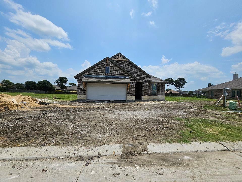 Estimated September 2026 completion! Ask us about our Trade-In Trade-Up Program-we can buy your home when you buy ours! The Lavon floor plan provides all the space needed for a growing family. Welcomed by a pillared front porch, the long foyer opens into a grand family room complete with a fireplace. Gathering in this home is easy with the seamless transition from room to room. The kitchen is positioned against the back wall as the stage so you can look out and observe all things going on. With three equally-sized spare bedrooms, you’ll have space for your family and any visitors. A walk-in mudroom off the garage allows for more storage of shoes, bags, and all your day-to-day items. The Lavon home is perfect for a busy and active family needing space to come together as well as everyone’s own private space. The owner’s suite is a perfect getaway, tucked in the back corner past the family room. Entering this space, you’ll have a splendid view into the backyard. All the natural light will make this oasis feel even more tranquil. The bedroom leads into the owner's bath with a double-sink vanity, stand-up shower, and tub perfect for unwinding after a long day. There’s no shortage of storage in this luxurious ranch-style home with closets in every room, extended countertops in the kitchen, corner pantry, and coat closet. Bring your family home to the Lavon floor plan and enjoy all the comfort of room to spread out and relax, teamed with the highest quality product.