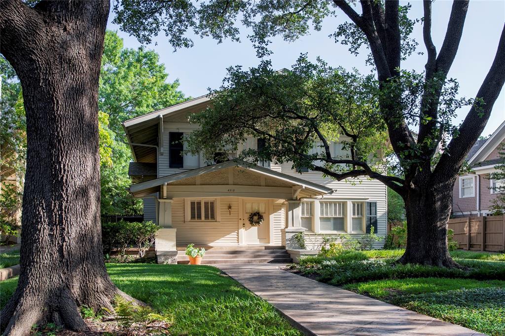 This historic Prairie-style home exudes timeless elegance and charm. Located in Armstrong Elementary, it boasts an expansive wraparound porch beyond the shade trees. Inside are tall ceilings, large picture windows & rich Cherrywood floors. The open floorplan flows seamlessly. Upstairs features four bedrooms, game room & a screened-in porch. This is the opportunity to renovate this jewel box to become a true sanctuary for those seeking to preserve the past and enjoy a modern & exclusive lifestyle.