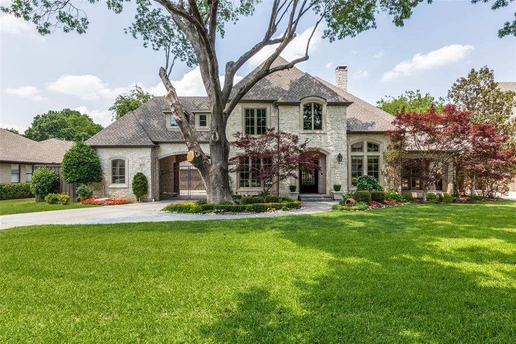 Gorgeous updated custom home with pier and beam foundation on a .367 acre lot. Stone elevation with porte cochere and gated motor court. Awesome floorplan with split formals. 2-story entry with iron front door.  Massive kitchen with Wolf 6 burner + griddle gas range, Sub Zero refrigerator, under island microwave, warmer drawer in butler's pantry. Warm family room with fireplace. Wood-stained study down with double doors and a secret door to primary closet. The primary bedroom down with a bay window overlooks the backyard. 2 staircases. Great game room up with 11x8 wet bar with sink, ice maker, and refrigerator.  4 bedrooms up, 2 with ensuite baths and 2 share a Jack n Jill bath. 1-bedroom suite has its own living or playroom. 2022 updates - Secondary baths, Roof, Gutters. Kitchen & Interior Paint 2018. Primary Bath 2017.    All 4 AC units were replaced - 2 in 2019 and 2 in 2020.