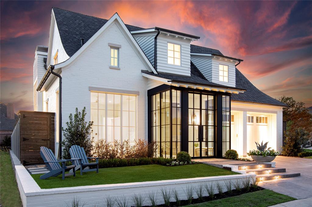 Exquisite new construction by Platinum Series Homes and designed by Alice Lane Interiors. Situated in the exclusive gated community of The Bluffs at Cochran Chapel, this masterfully designed model home boasts exquisite attention to detail and high end finishes. Stunning entry welcomes you to the open floorplan that was designed for both living & entertaining. Chef kitchen features rift-cut cabinetry, Sub Zero Wolf appliances and custom millwork. Scullery off the kitchen includes SZ glass fridge, microwave, dishwasher and space for a double stack Washer and Dryer. Large first floor Primary Suite offers resort like bath large walk-in closet & access to additional backyard patio.  First floor includes large family & dining room, private study with full bath, large guest suite with ensuite bath and covered patio with motorized screens. Upstairs includes 2 additional ensuite bedrooms, exercise studio & game room. 3 Car garage! Ready for move in!