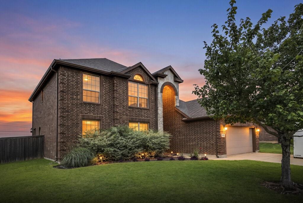Welcome Home to both a delightfully comfortable home and a small welcoming neighborhood convenient to schools, shopping, and ease of commute. Open the door to an entry offering access to either an optional use room currently used as home office but perfect for large dining area if your preference, just steps from large kitchen wrapped in cabinets & plentiful counter space or walk directly into the large den with centerwall fireplace flush with windows & bar open to the kitchen & breakfast area. Step outside to a great patio area for entertaining & play. Completing the first level is large master suite with en-suite bath. Second level offers a generous sized gameroom with wall of builtins. A great space for fun & activities. Each of the 3 bedrooms of the second level are unique with either a built in bed elevated above a play area & can be removed prior to your moving in if desired, another bedroom with convenient queen sized Murphy Bed as well as can be removed if you prefer, and a third bedroom offering lots of space, all 3 with ceiling fans, good closet space & easy access to the bath. Beautifully maintained and if not move in ready for you, just let your preference be known. Seller is ready for another family to enjoy this well planned & caringly maintained home as they have loved it too.