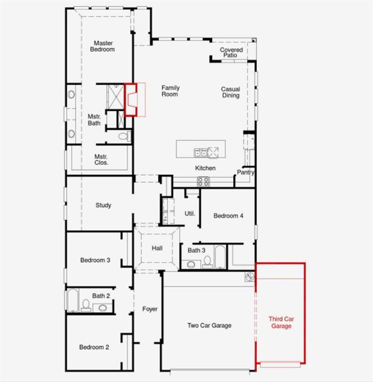 MLS# 21308986 - Built by Coventry Homes - Sep 27 2026 completion! ~ Make a lasting first impression with this stunning 4-bedroom, 3-bath home featuring a striking modern elevation and over 2,300 square feet of thoughtfully designed living space. Inside, you'll find a private study, spacious 2-car garage, luxury vinyl plank flooring, and warm designer finishes throughout. The open-concept layout centers around a gourmet kitchen with a large island, natural stone countertops, and an upgraded designer vent hood, creating the perfect space for cooking and entertaining. A spacious covered patio extends your living space outdoors, while the private primary suite offers a relaxing retreat with a soaking tub and separate walk-in shower. Combining style, comfort, and functionality, this exceptional home is one you won't want to miss. Schedule your private tour today!