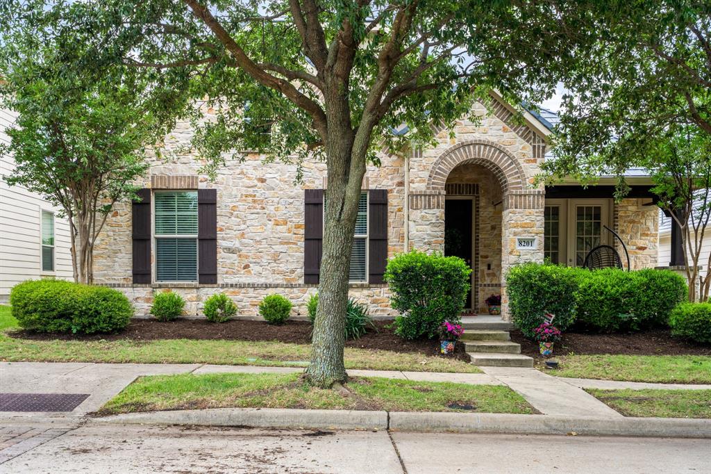 Darling Beazer home in popular Settlement at Craig Ranch close to TPC Craig Ranch, Lifetime fitness, green space right across the street & parks! Awesome floorplan with flex spaces for office & formal living or dining room.  Front room has doors to front porch and current office has nice built in cabinets and tile back splash.  Wood floors throughout first floor.   Kitchen features granite counter tops, stainless appliances and gas cooktop.   Cozy stone gas fireplace in the family room off the kitchen.  Home has split bedrooms,  primary bedroom has a nice walk in closet.  Step upstairs to a large game room or media room flex space that has lots of options for use!  Extended patio with flagstone in back,  landscaping offers privacy and iron gate across driveway.  HVAC replaced in 2024, Roof replaced 2021, water heater 2021.  Fall in love with this neighborhood and location!  A must see!