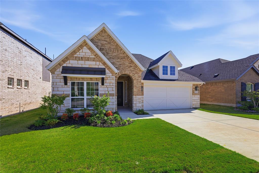 Discover the exquisite charm of the Superb Single-Story DRB Home, showcasing the Oleander Floor Plan, which boasts an impressive 2,217 sq ft of thoughtfully designed living space. As you enter, you'll be greeted by an entryway adorned with upgraded wood floors and grand 8' doors, creating a captivating first impression and an expansive view that seamlessly flows into the inviting great room. The heart of the home lies in the gourmet kitchen, featuring a full-function island that beckons culinary creativity. With a chef-ready layout complemented by sleek stainless steel appliances, this kitchen is both functional and visually appealing. Enhance your entertaining with the added wet bar, perfectly situated for mixing delightful cocktails or serving beverages to guests. Retreat to the spacious owner's suite, a true sanctuary with a private bath that offers a double vanity, a luxurious soaking tub, and a generous walk-in closet designed for your wardrobe needs. Three additional well-appointed bedrooms and a study are thoughtfully placed in their own sections of the home, providing the perfect balance of privacy and accessibility for family members or guests alike. This home is not just a place to live; it's a harmonious blend of style and practicality, ideal for those who value both elegance and comfort. At Green Oaks Preserve, you'll find a seamless blend of peaceful suburban living with the convenience of urban amenities, making it an ideal place to call home. Residents can take advantage of the nearby Lake Arlington for boating, fishing, and scenic views, plus the luxurious Shady Valley Country Club for golf, dining, and social events. Golf enthusiasts can also enjoy Lake Arlington Golf Course, Waterchase, and Texas Rangers Golf Clubs. Sports fans will love being near AT&T Stadium and Globe Life Field, home to the Dallas Cowboys and Texas Rangers. Families can enjoy the thrills of Six Flags Over Texas and Hurricane Harbor.