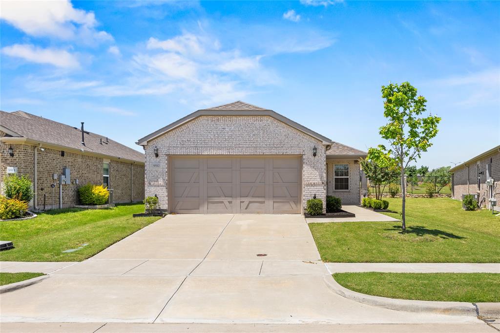 A CERTIFIED PRE-SOLD HOME. Full Inspection Completed, move-in ready & hardly lived in! Premium lot. This immaculate 1,550 SF Steel Creek gem in Del Webb at Trinity Falls is truly one-of-a-kind, and just around the corner from the luxurious Amenity Center.  Beautiful Silver Shadow brick exterior, sunroom with covered patio & fan, tray ceilings, Cheswick-Maple cabinetry, granite & quartz counters, Whirlpool range, microwave, dishwasher, washer & dryer all included! Tankless water heater, Upgraded flooring with Pocono Smoke-Graystone wood-look tile throughout, smart home package available & 2 inch faux wood blinds. Front and back storm doors are high-quality upgrades. Exterior up lighting. Exclusive access to a private 10,000 SF amenity center with resort pool, fitness center, pickleball, bocce ball, yoga room, firepit & vibrant social events. Plus 20+ miles of scenic trails, fishing ponds & kayaking, and even disc golf! With TxDOT investing 8B into Collin County roads, McKinney National Airport's new commercial terminal opening late 2026 & 1.5B in new development—the future here is as bright as the lifestyle! All information deemed correct but not guaranteed.