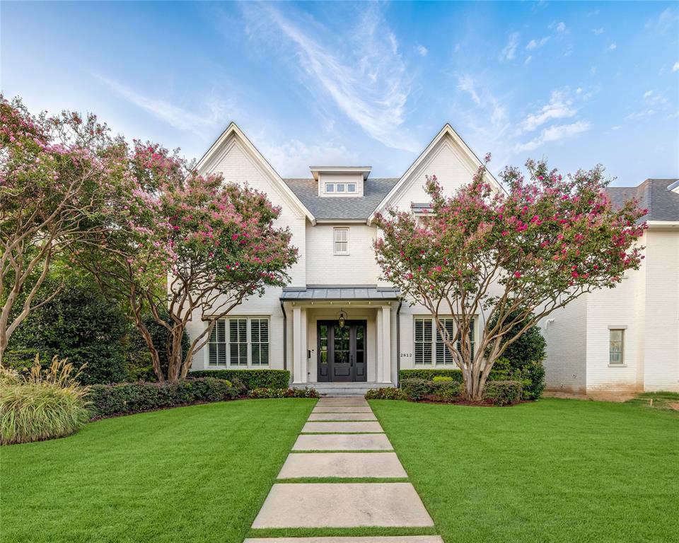 This stunning 5,120 SF family home blends sophistication and comfort on a quiet University Park block, minutes from Armstrong Elementary and Snider Plaza's dining and shops. Enter the home through the gracious foyer with 10' ceilings flanked by the elegant dining room on one side and private study with pocket French doors on the other. The open living area connects the chef’s kitchen—featuring dual dishwashers and Thermador appliances—to the family room, ideal for relaxing or entertaining. A wet bar with wine fridge and ice maker adds hosting ease. Upstairs, the primary suite is a tranquil retreat with sitting area and spa-like bath. Three more bedrooms plus a game room complete the 2nd floor. The expansive 3rd-floor suite offers flexibility for guests or private retreat. Outside, enjoy a turfed backyard, screened patio and outdoor kitchen. Situated near parks, SMU and the George Bush Library, this home offers the perfect balance of luxury and community.