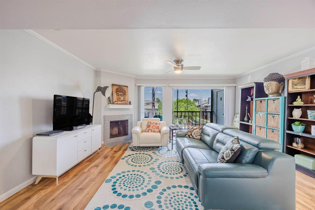 SELLER OFFERING 6 MONTHS OF HOA DUES PAID AT CLOSING! 

Experience unmatched convenience, security, and amenities in this beautifully updated 2 bed, 2 bath condo located in a gated, resort-style community in Northeast Dallas. This rare interior entry building offers a level of comfort and safety you won't find in most condos at this price point.

Step inside to an open, light-filled living area with a cozy fireplace, updated flooring, and two private balconies perfect for morning coffee or evening relaxation. The kitchen features modern appliances, ample storage, and a breakfast bar that flows seamlessly into the dining space. Refrigerator, washer, and dryer are INCLUDED, making this home truly move-in ready and ideal for buyers who want convenience from day one.

Both bedrooms are generously sized, each with its own full bathroom, perfect for roommates, guests, or a home office setup. The primary suite includes a walk in closet and an ensuite bath for added privacy.

What truly sets this home apart are the community amenities

Two sparkling pools for summer relaxation
Interior, entry buildings with secured access with hotel style living
Elevators in every building for easy access
Nightly on site security patrol for peace of mind
Security cameras throughout the property
Amazon package lockers in each building for secure, convenient deliveries
Private on site dog park, perfect for pet owners
Beautifully maintained common areas and landscaping
The HOA covers water, sewer, trash, exterior maintenance, building insurance, security, pools, elevators, and more, giving you a low maintenance lifestyle with premium features.

Located minutes from Richland College, TI, LBJ Freeway, and shopping, dining options, this condo offers unbeatable convenience and value.

With the seller covering your first 6 months of HOA dues, plus included appliances, this home becomes one of the best opportunities in the area. Don’t miss your chance!